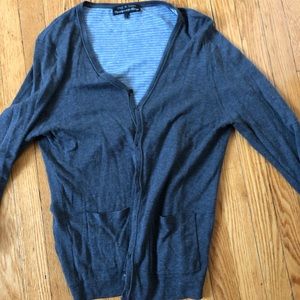 Men’s rag & bone grey cardigan. Large